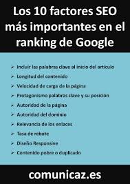 factores seo